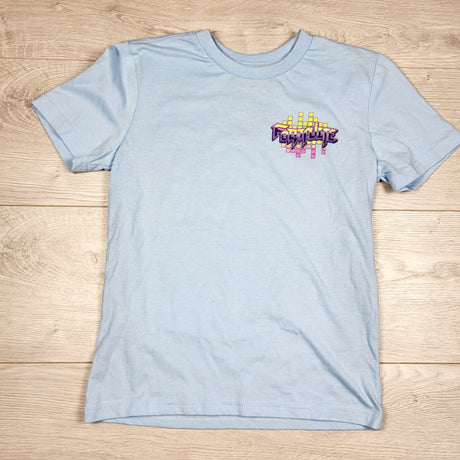 Light blue Fortnite t-shirt. Size small (6/7ish)