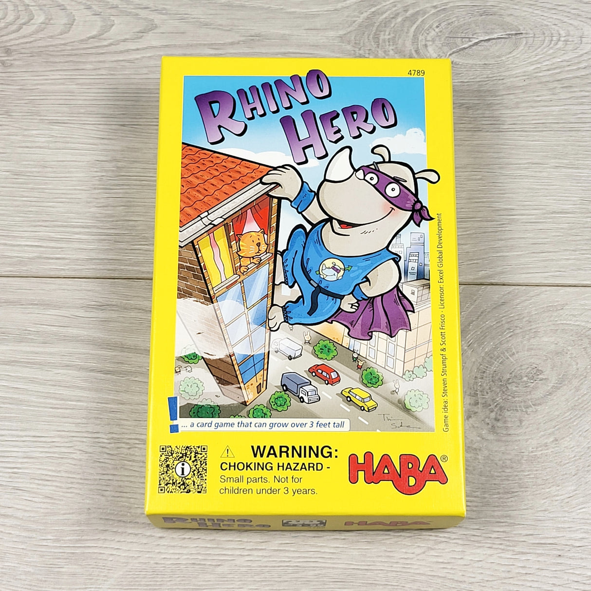 Haba Rhino Hero 3D card stacking game