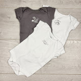 George gender neutral 3pc bodysuit. Newborn size