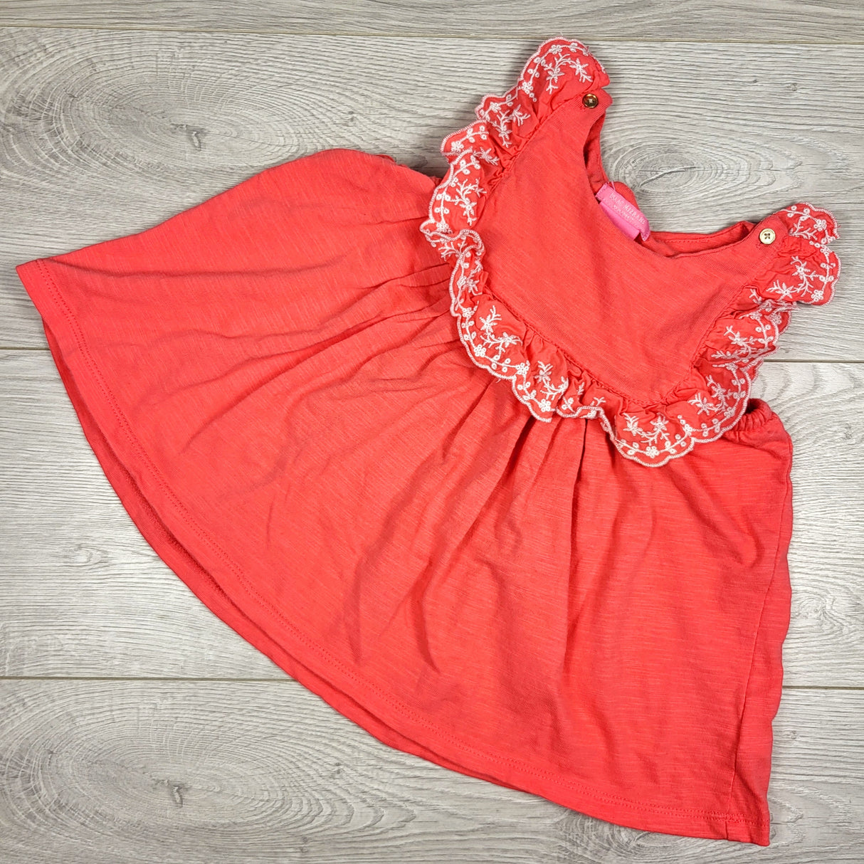 Isaac Mizrahi pink ruffle dress. Size 2T