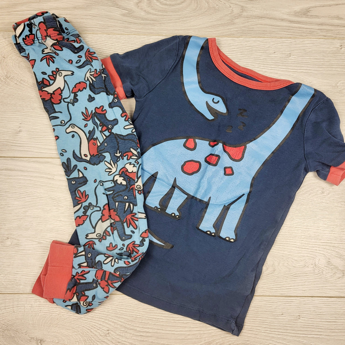 Joe navy 2pc dinosaur PJs. Size 4T