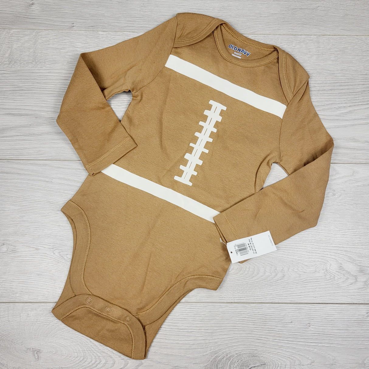 NEW - Old Navy football bodysuit. Size 18-24 months