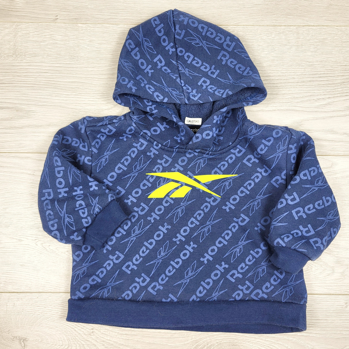 Reebook blue pullover hoodie. Size 12 months