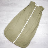 Parade Organics green organic cotton sleep sack. Size 6-12 months