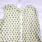 Parade Organics green organic cotton sleep sack with trees. Size 6-12 months - AS IS