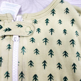 Parade Organics green organic cotton sleep sack with trees. Size 6-12 months - AS IS