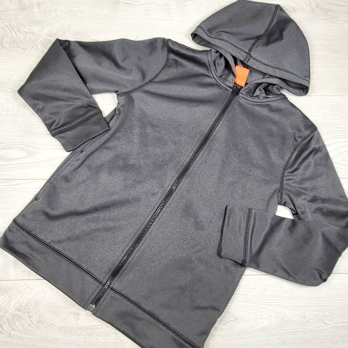 Joe grey zip up active hoodie. Size 10/12