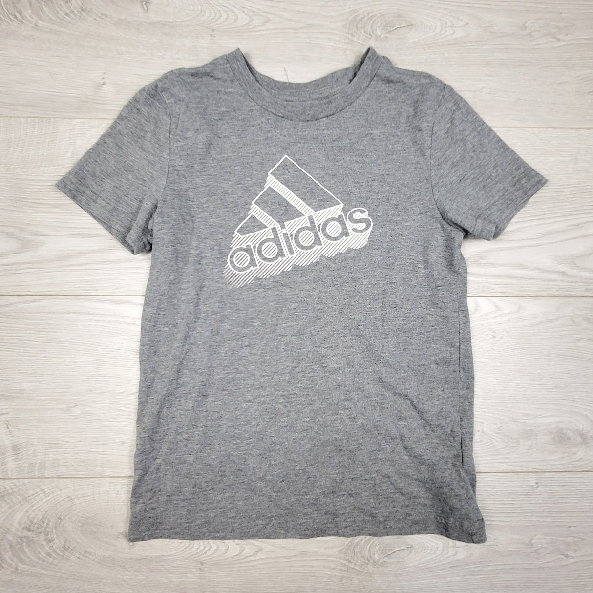 Grey Adidas t-shirt. Size 7