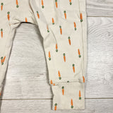 Joe beige carrot pants. Size 6-12 months