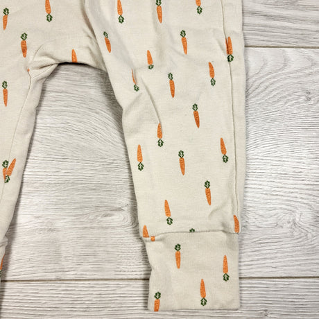 Joe beige carrot pants. Size 6-12 months