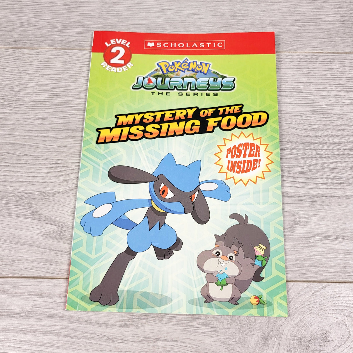 Pokemon Journeys: Mystery of the Missing Food. Soft cover early reader book