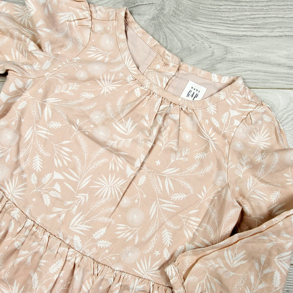 Gap pink floral print dress. Size 2T