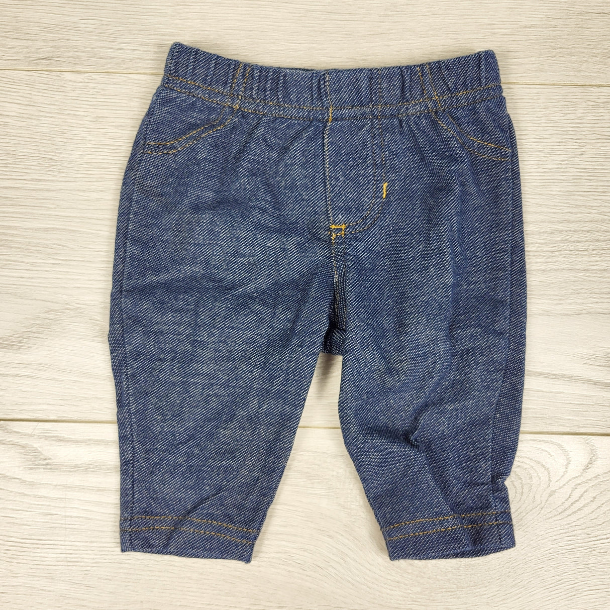 Child of Mine denim look pants. Size 0-3 months
