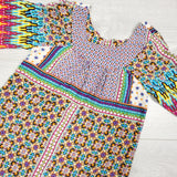 2-hip by Wrapper bright patterned rayon dress. Size tag unreadable but approx 4T