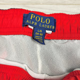 Polo Ralph Lauren navy all over pony print swim shorts. Size 14-16 years
