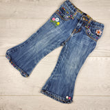 Vintage Gap 2006 embroidered and embellished boot cut jeans. Size 18-24 months