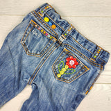 Vintage Gap 2006 embroidered and embellished boot cut jeans. Size 18-24 months
