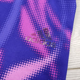 Adidas purple patterned active leggings. Size 24 months