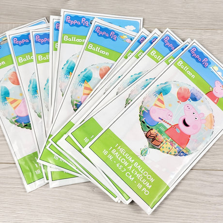 NEW - Peppa Pig foil balloon - price is per package