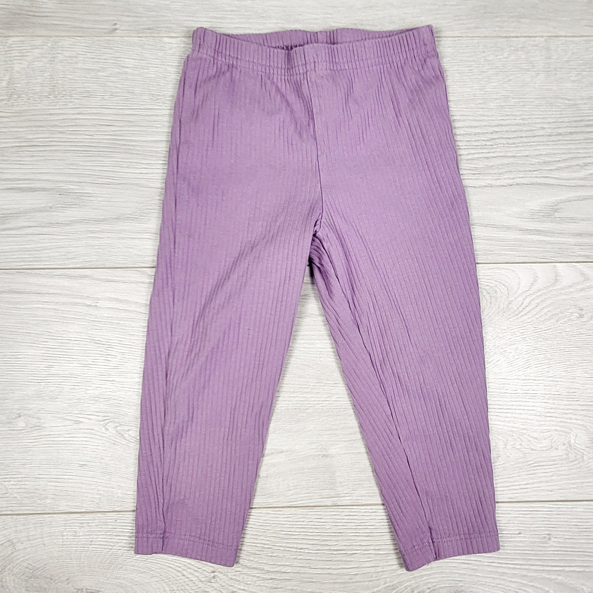 Carters purple ribbed leggings. Size 18 months