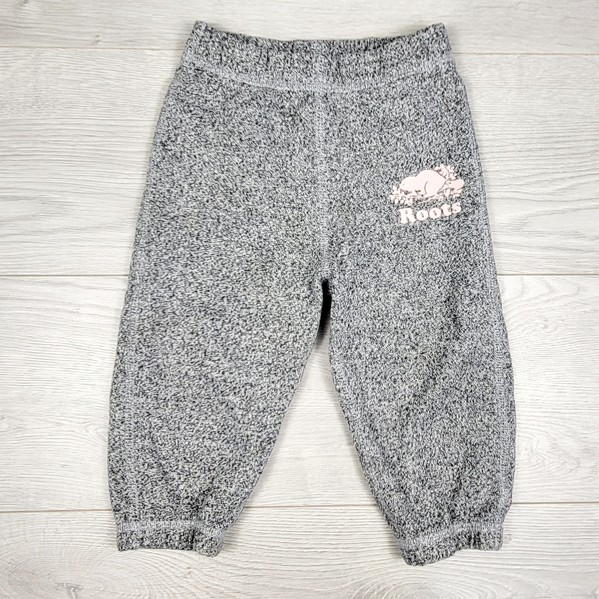Roots heathered grey sweatpants. Size 12-18 months