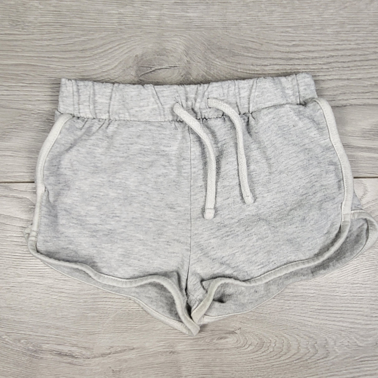 Old Navy grey cotton drawstring shorts. Size 18-24 months