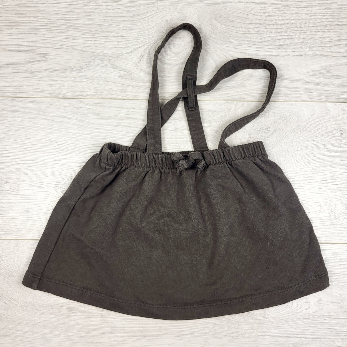 Carters charcoal suspender skirt. Size 12 months