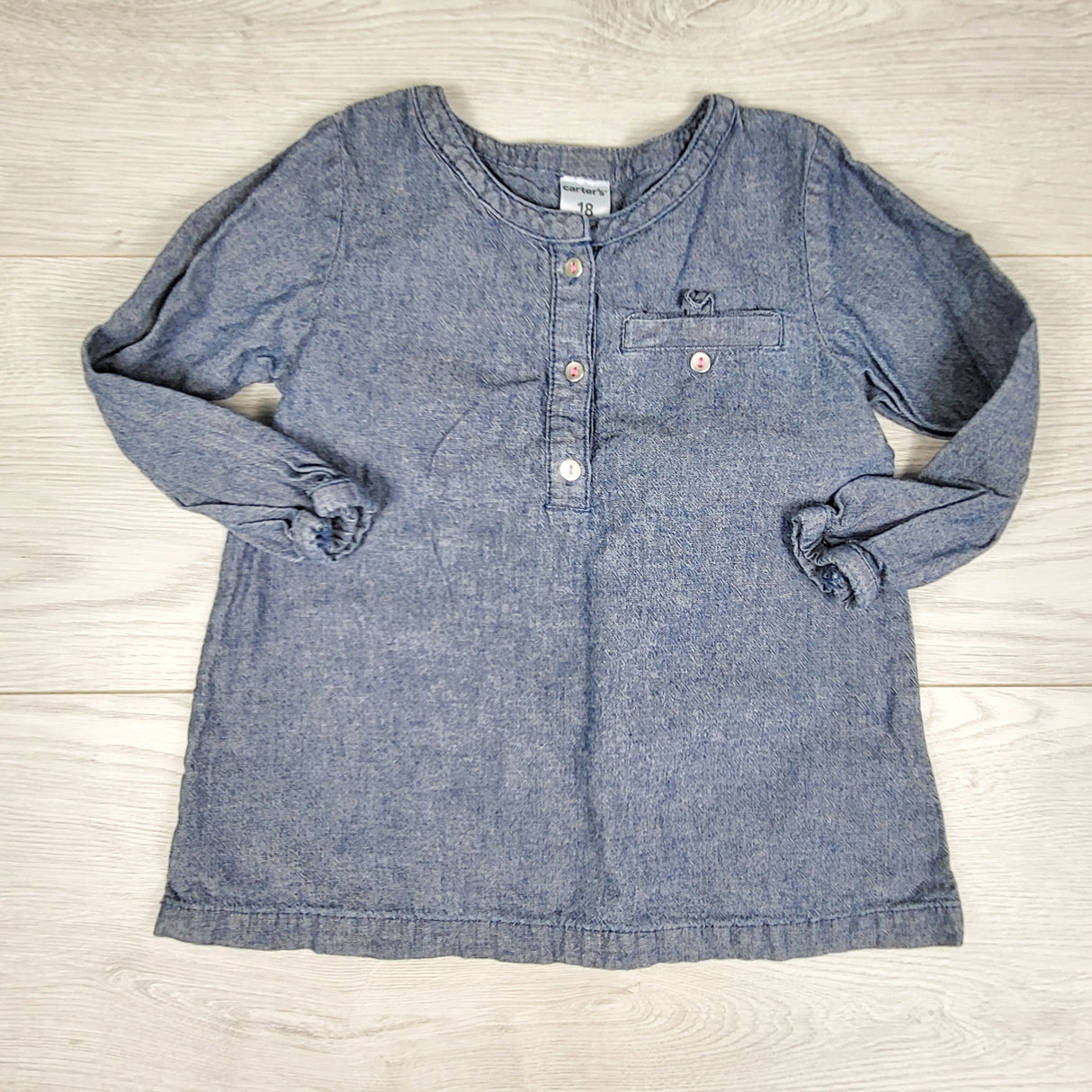 Carters chambray dress. Size 18 months