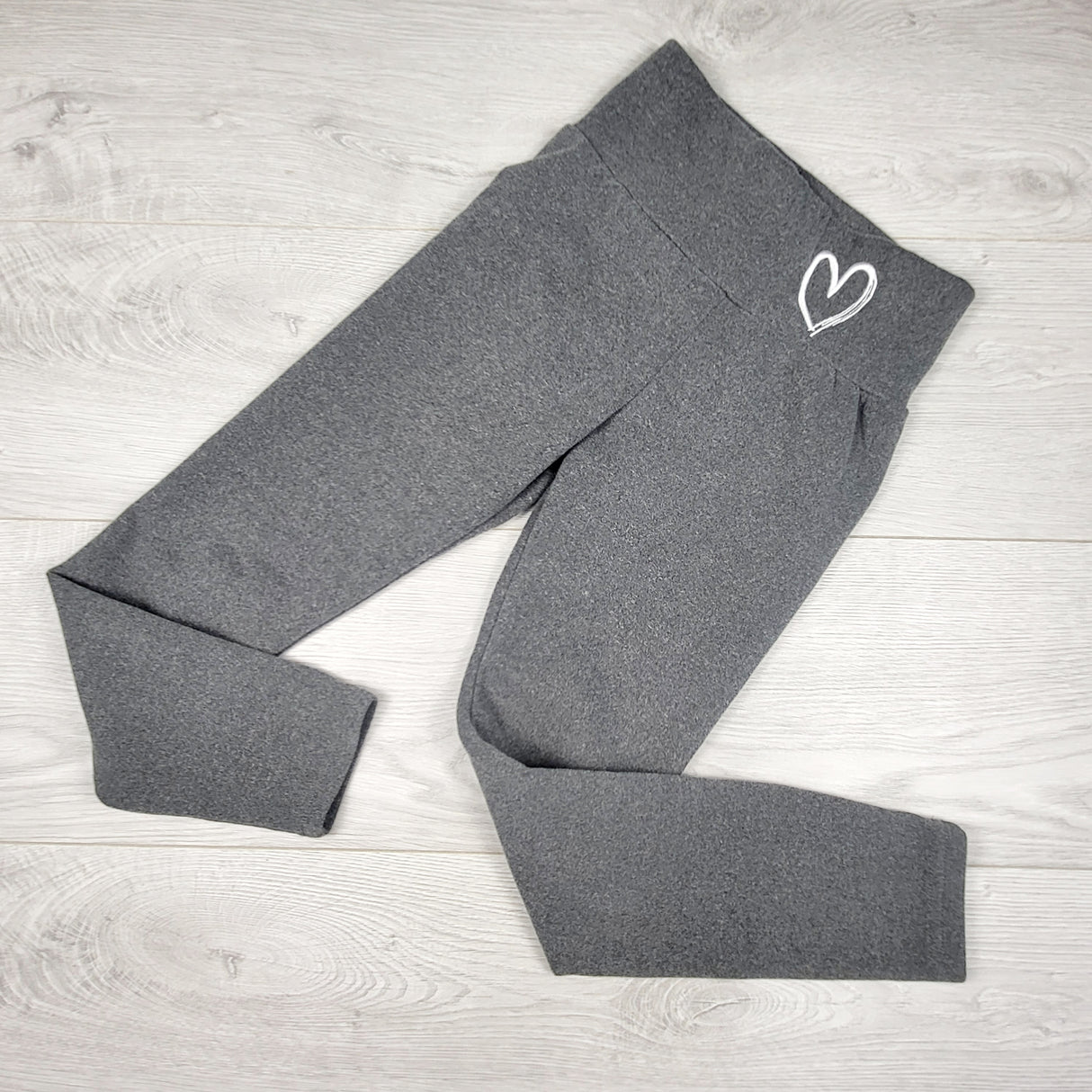 Shein grey high waisted fleece pants. Size 8