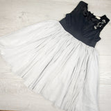 Children's Place black and silver special occasion dress with sparkles. Size 6X/7