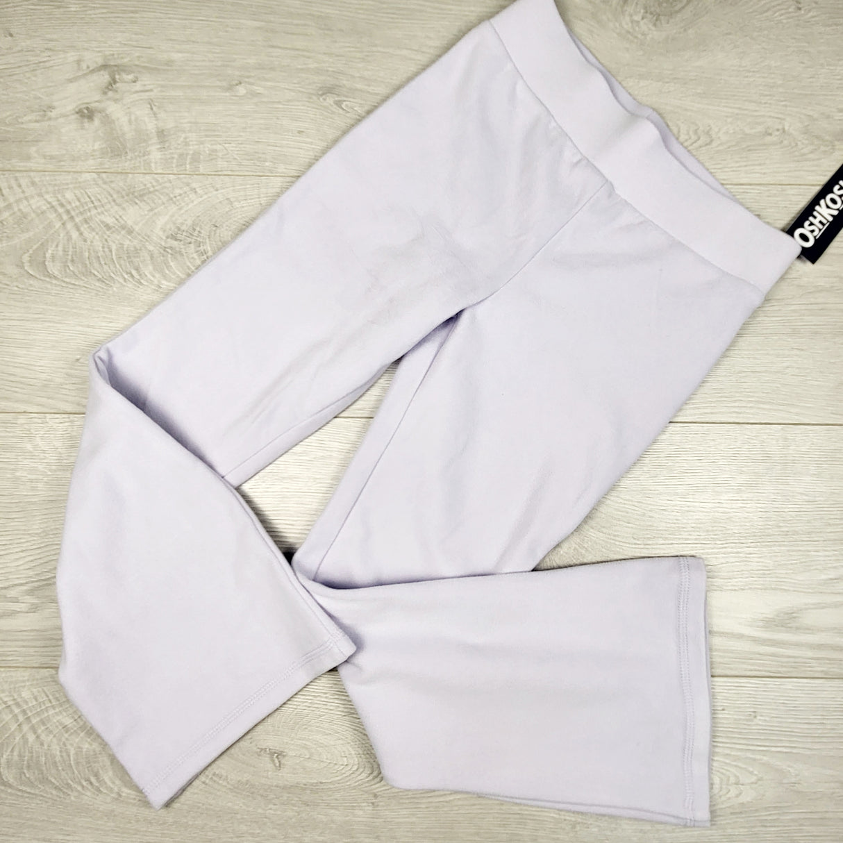 NEW - Oshkosh pale purple mirco plush flare pants. Size 7