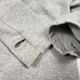 Peekaboo Beans grey tunic sweatshirt with butterfly. Size 6 - AS IS