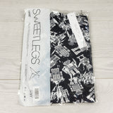 NEW - Sweet Legs with robot print. Size 6-8 Years
