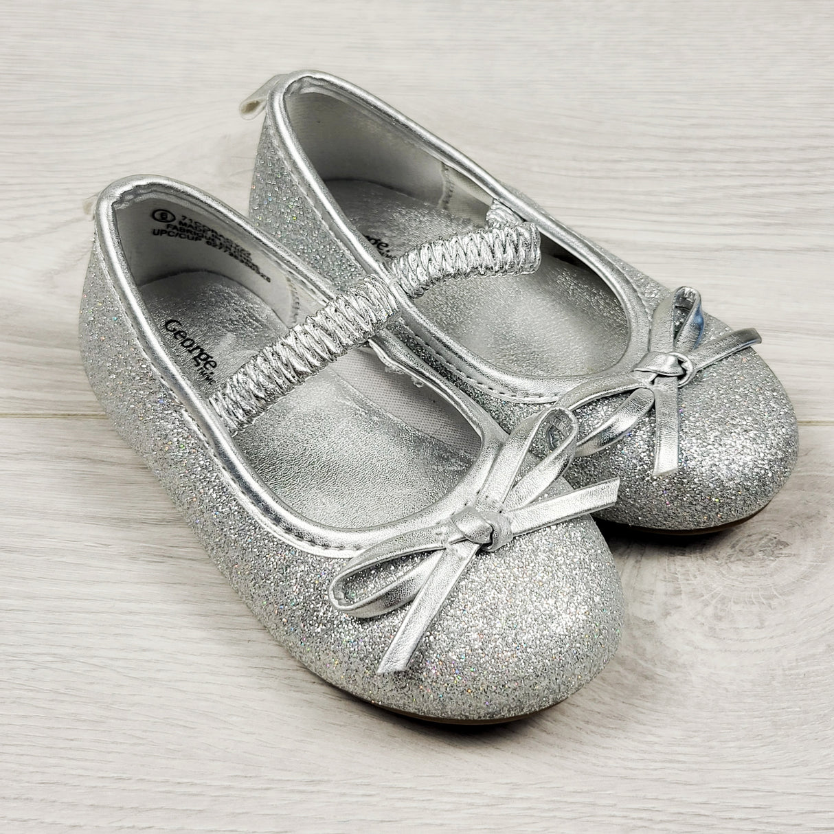 George glitter flats. Size 6