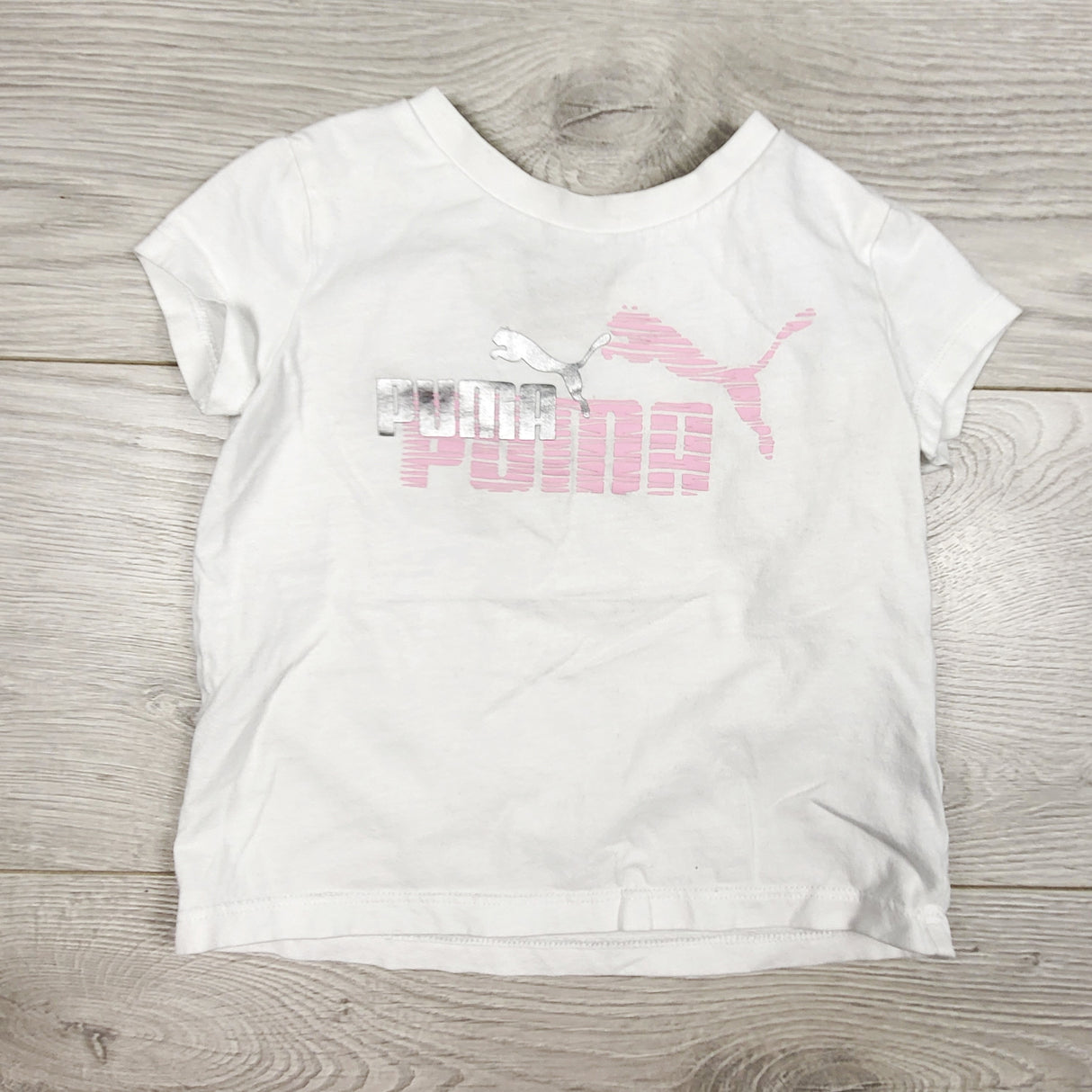 Puma white t-shirt. Size 2T