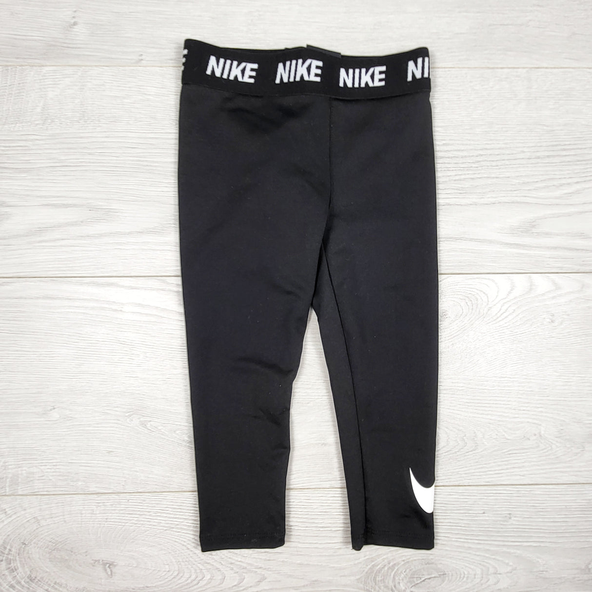 Nike black active tights. Size 2T