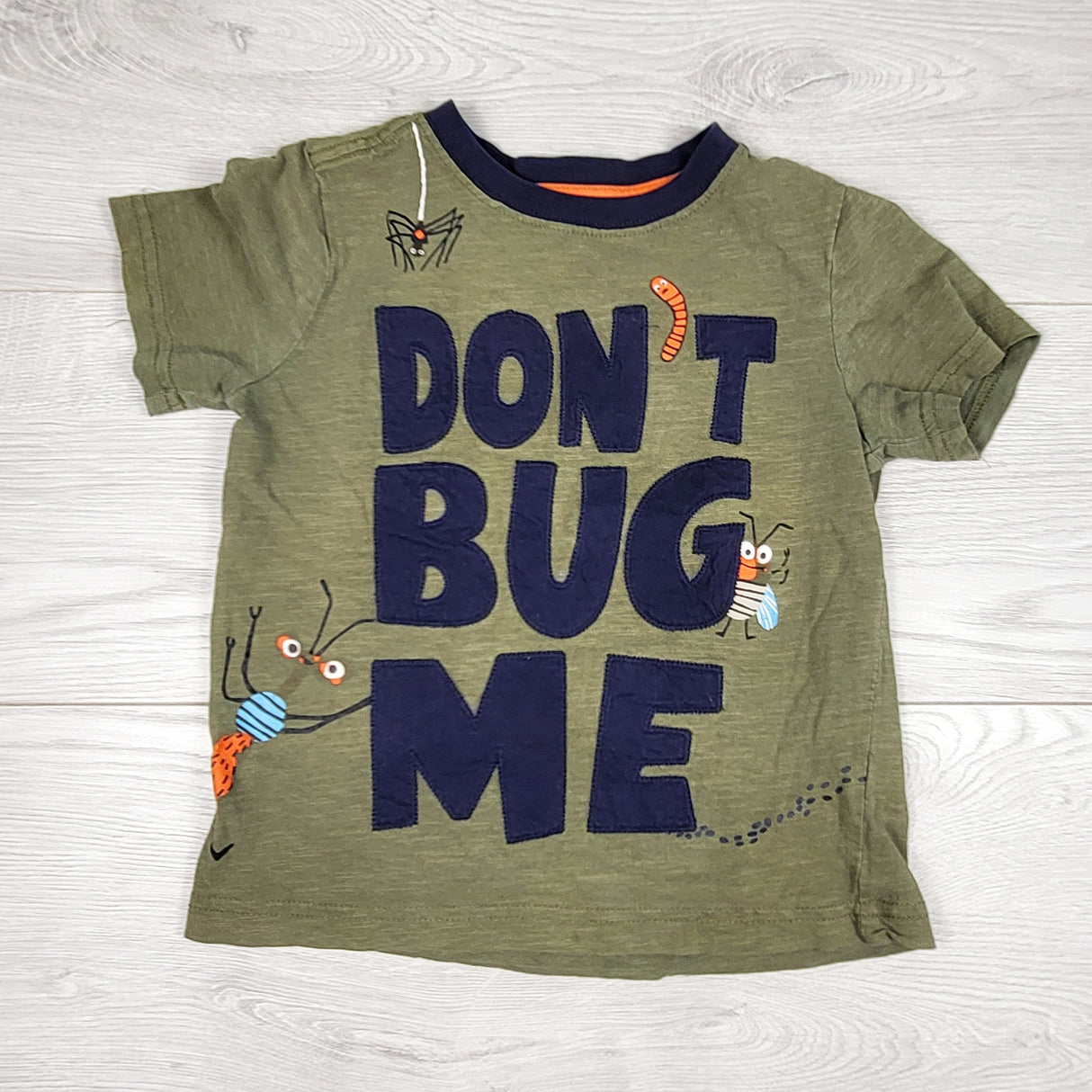 Gymboree green "Don't Bug me" t-shirt. Size 3T