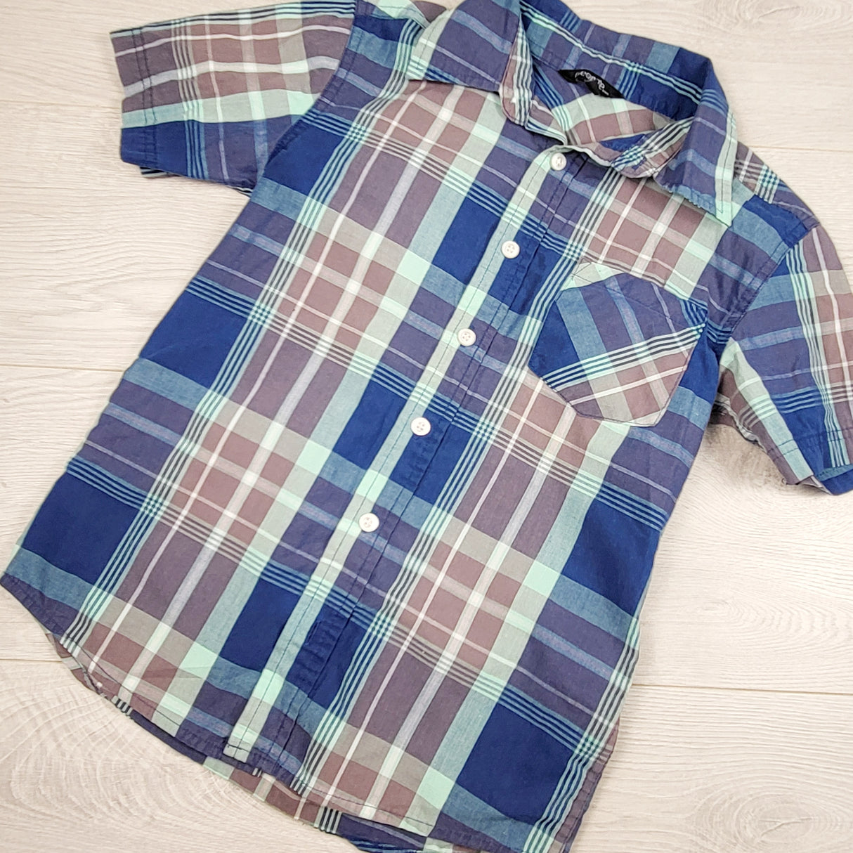 George plaid button shirt. Size 7/8