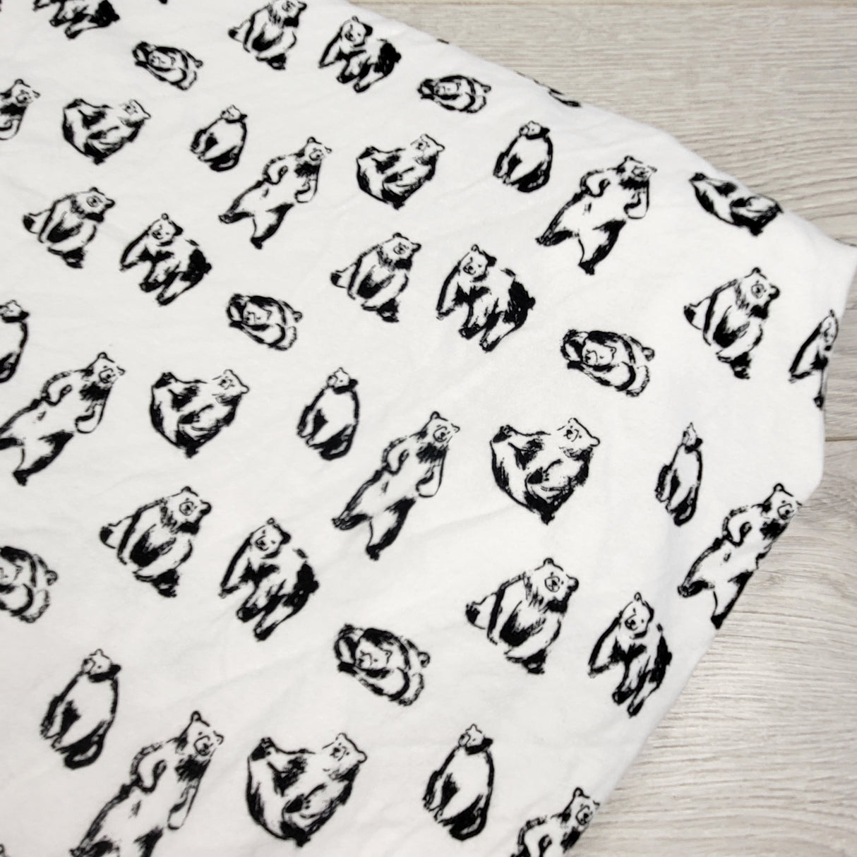 Nordstrom bear print fitted crib sheet