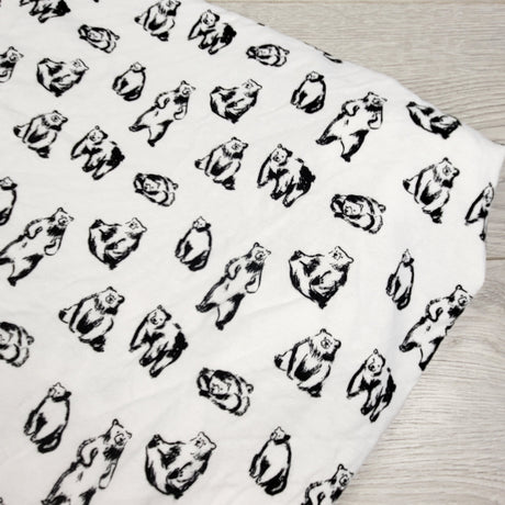 Nordstrom bear print fitted crib sheet