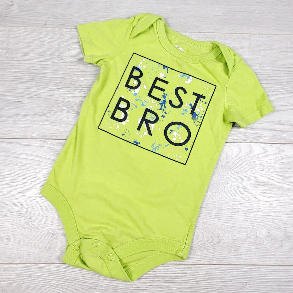 George green "Best Bro" bodysuit. Size 12-18 months