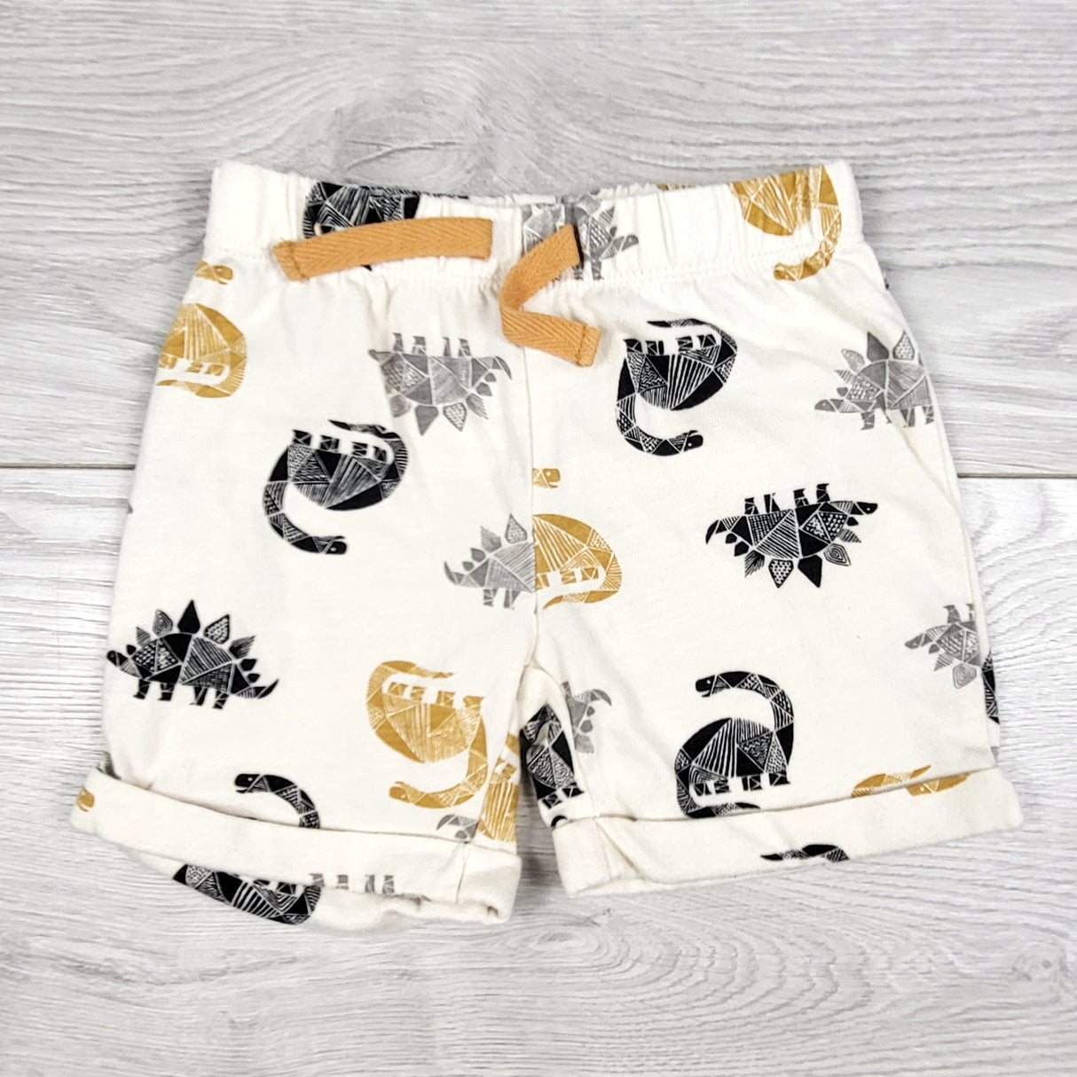 PL Baby dinosaur print shorts. Size 3 months