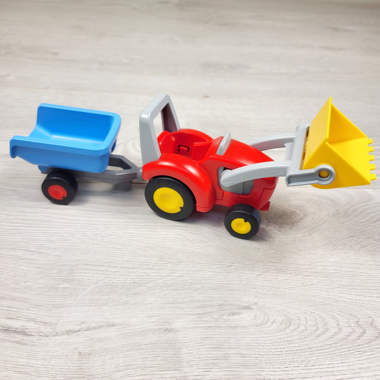 Playmobil 1.2.3 Tractor with Trailer