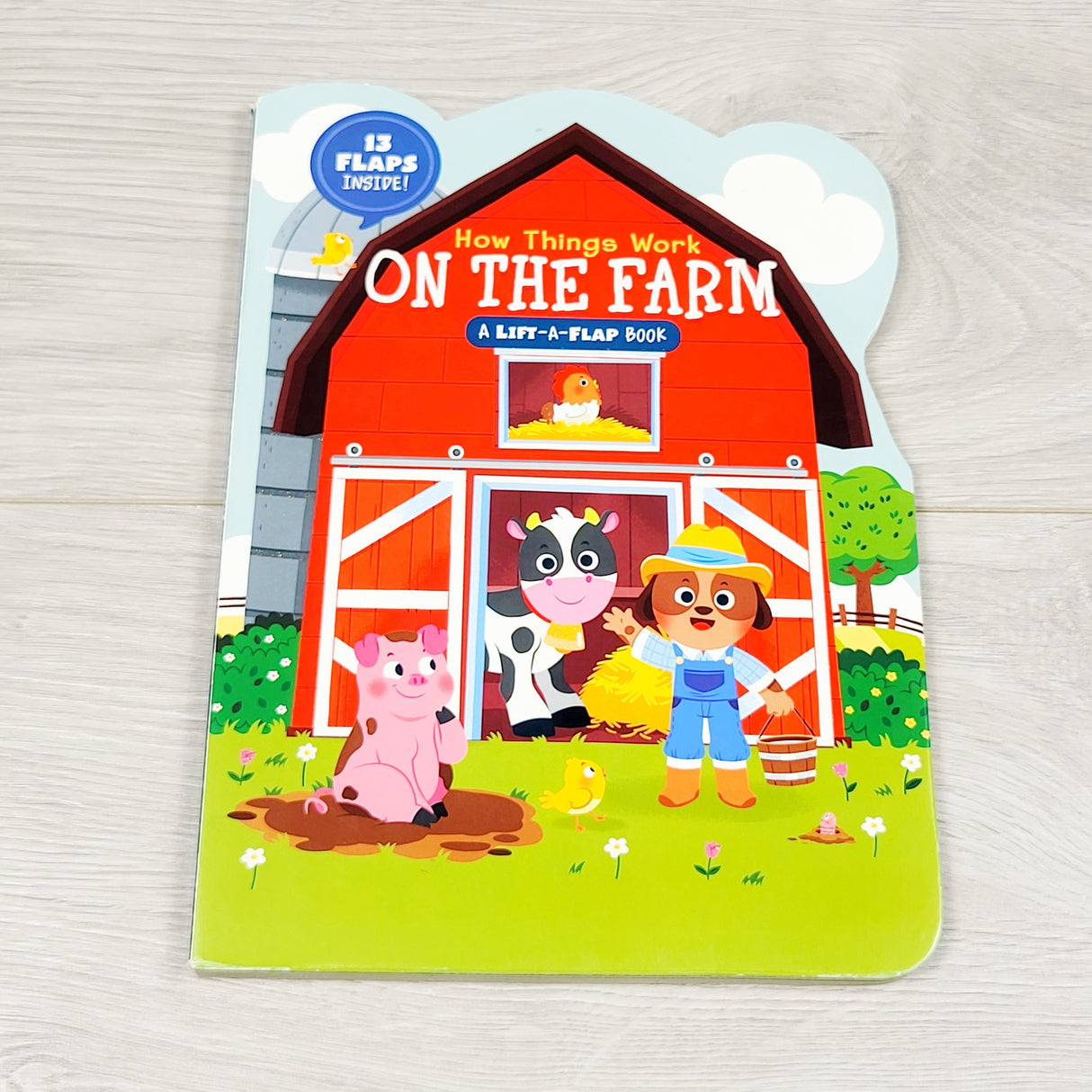 How Things Work on the Farm. Lift the flap book