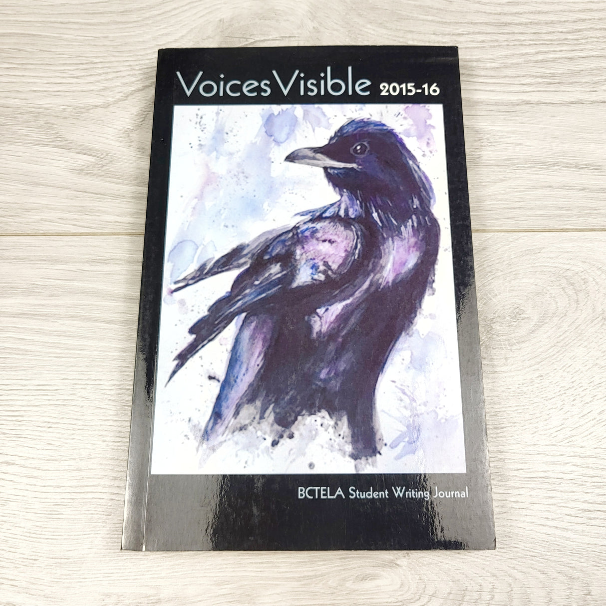 Voices Visible. Soft cover book and poems and stories by BC youth
