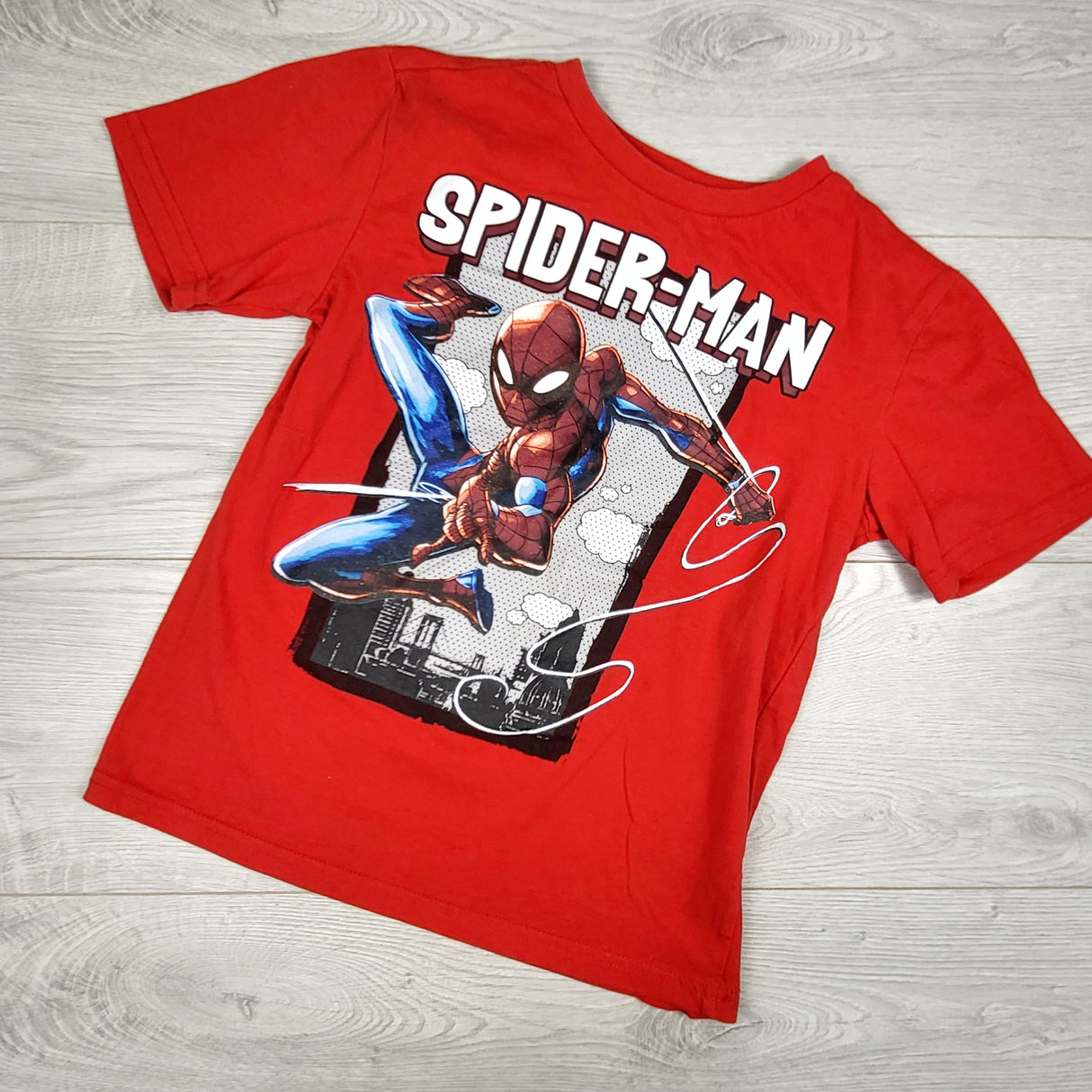 Marvel red Spider-man t-shirt. Size 7/8
