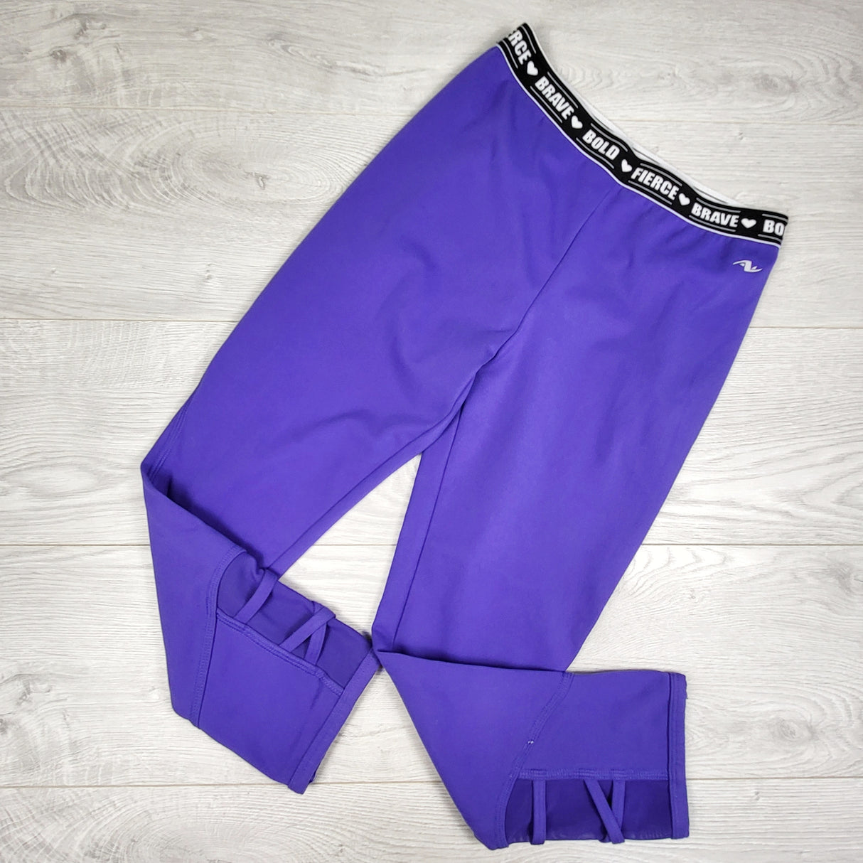 Athletic Works purple active leggings. Size 14/16