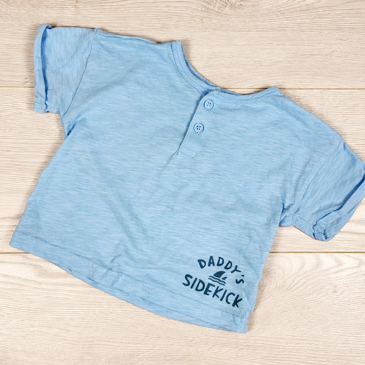 Child of Mine blue "Daddy's Sidekick" t-shirt. Size 6-9 months