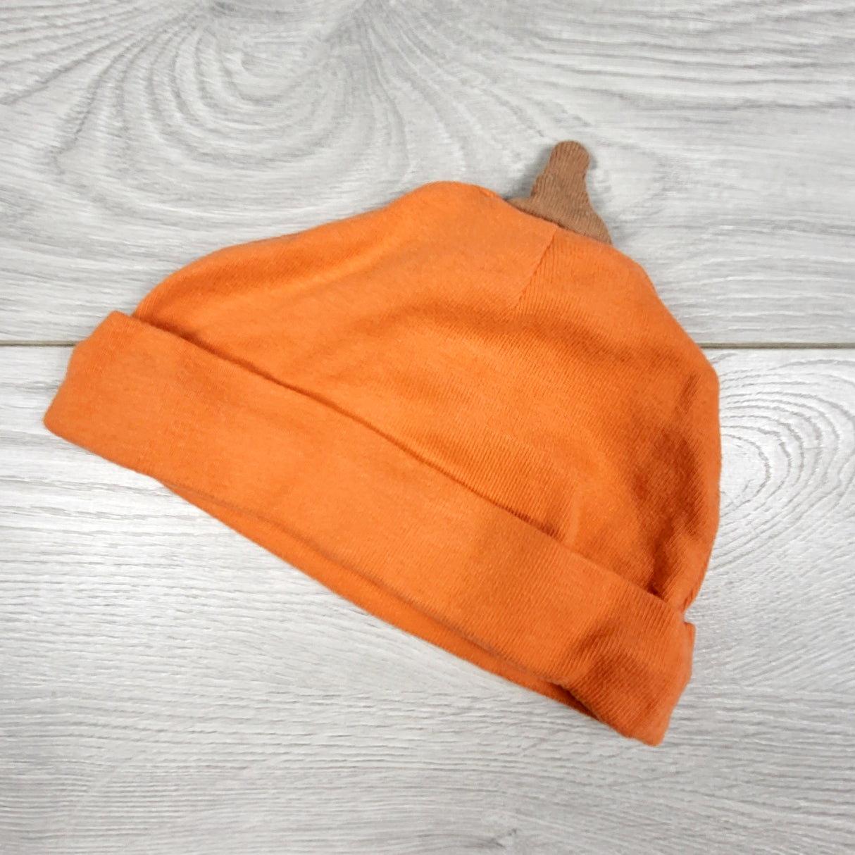 Child of Mine orange pumpkin hat. Size 6-9 months