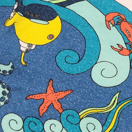 Bonds teal wondersuit with under water theme. Size 18-24 months